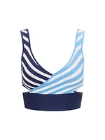 Trenton Striped Cut-Out Crop Top