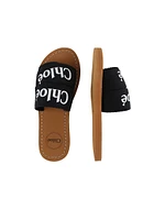 Girl's Logo Open-Toe Slides