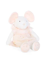 Baby Girl's Dress & Plush Toy Set