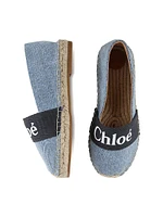 Girl's Mini Metal Canvas Espadrilles