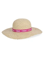 Girl's Woven Sun Hat