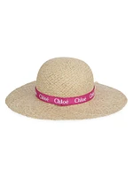 Girl's Woven Sun Hat