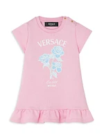 Baby Girl's Logo Short-Sleeve Sweatshirt Dress