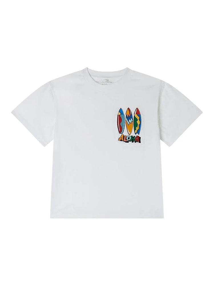 Little Boy's & Aloha Surfboards Crewneck T-Shirt