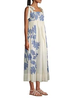 Amina Cotton Voile Midi-Dress