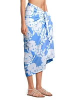 Elora Floral Cotton Sarong