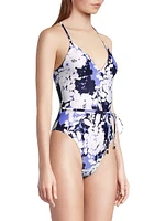 Dahlia Floral One-Piece Swimsuit