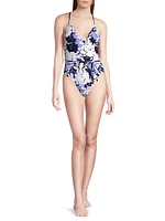 Dahlia Floral One-Piece Swimsuit