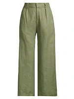 Roma Ida Linen Wide-Leg Pants