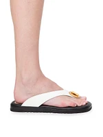 Asher Colorblocked Leather Sandals