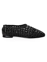 Eden Woven Leather Flats