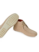 Dots Mid Roadster Suede Moccasins