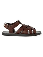 Kumihimo Leather Sandals