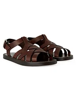 Kumihimo Leather Sandals