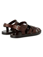 Kumihimo Leather Sandals