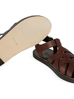 Kumihimo Leather Sandals