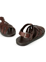 Kumihimo Leather Sandals