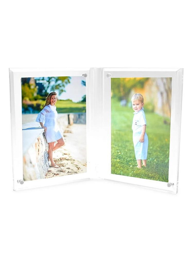 Double Beveled 2-Photo Frame