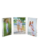 3-Photo Beveled Acrylic Frame