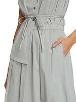 Pleated Balloon Skirt