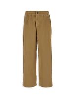 Little Boy's & Logo Straight-Leg Pants