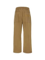 Little Boy's & Logo Straight-Leg Pants