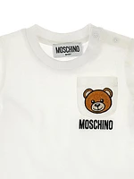 Baby's & Little Kid's Teddy Bear Embroidered T-Shirt