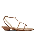 Jones T-Strap Leather Sandals