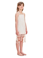 Little Girl's & Crochet Raffia Dress