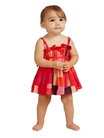 Girl's Lola Printed Dress & Headband Set