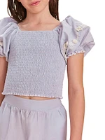 Little Girl's& Girl's Eleos Top