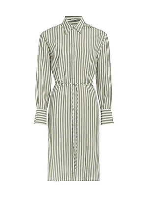 Coast Striped Shirtdress