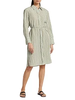 Coast Striped Shirtdress