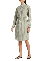 Coast Striped Shirtdress