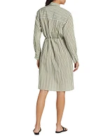 Coast Striped Shirtdress