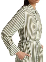 Coast Striped Shirtdress