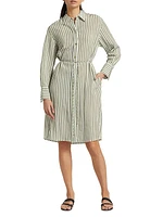 Coast Striped Shirtdress