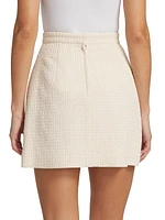 Corded Tweed Mini Skirt