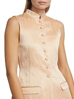 Tailored Satin Vest