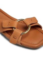 Ring Leather Sandals