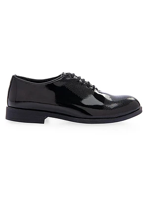 Little Boy's & Closed Lace Perforated Dress Shoes