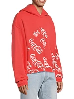 ERL x Coca-Cola Swirl Cotton Hoodie