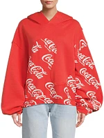 ERL x Coca-Cola Swirl Cotton Hoodie