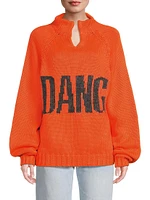 Dangerous Intarsia Cotton-Blend Sweater