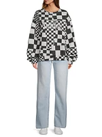 Venice Checked Cotton Sweater