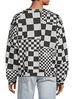 Venice Checked Cotton Sweater