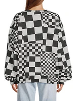 Venice Checked Cotton Sweater