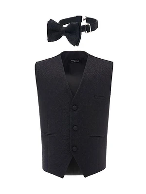 Little Boy's & Vest Bow-Tie