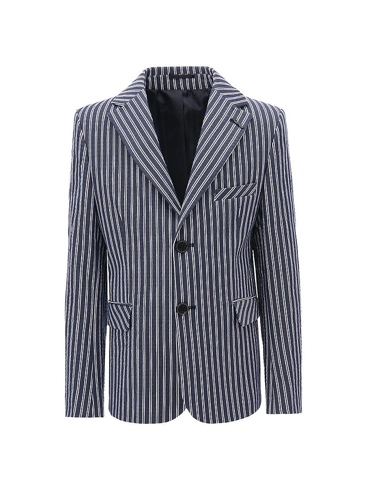 Little Boy's & Double Striped Blazer