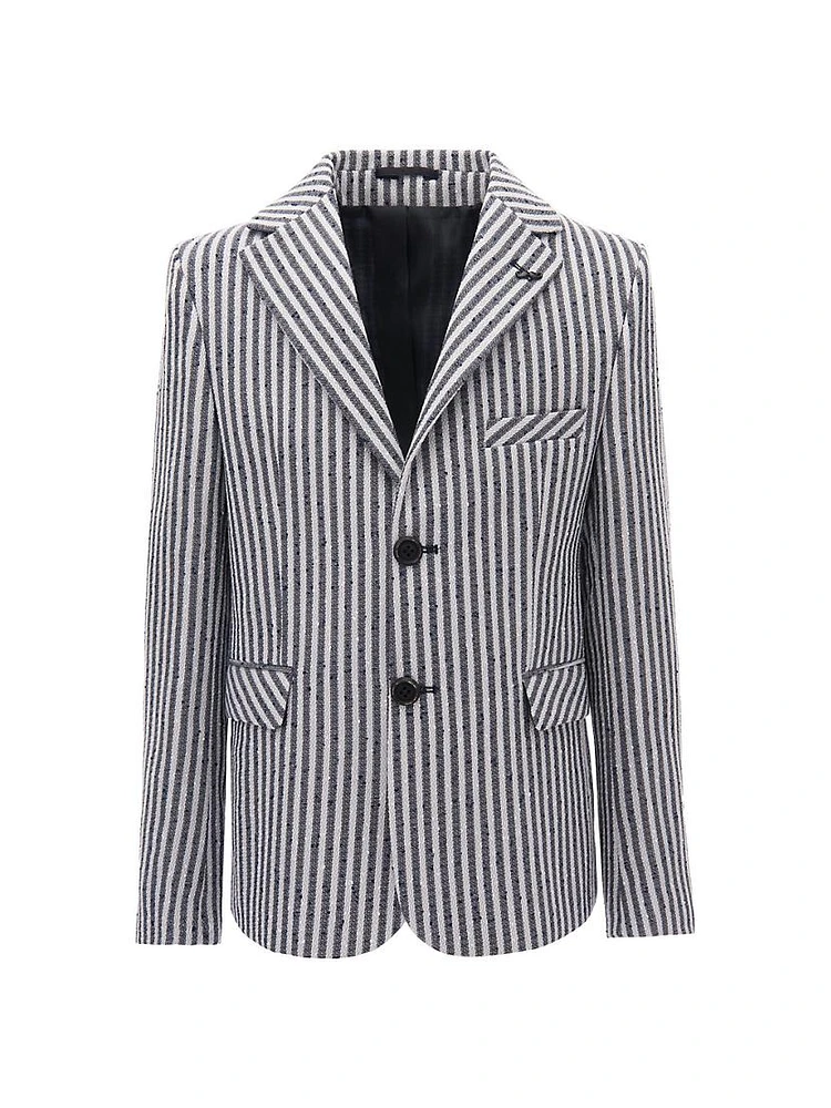 Little Boy's & Double Striped Blazer